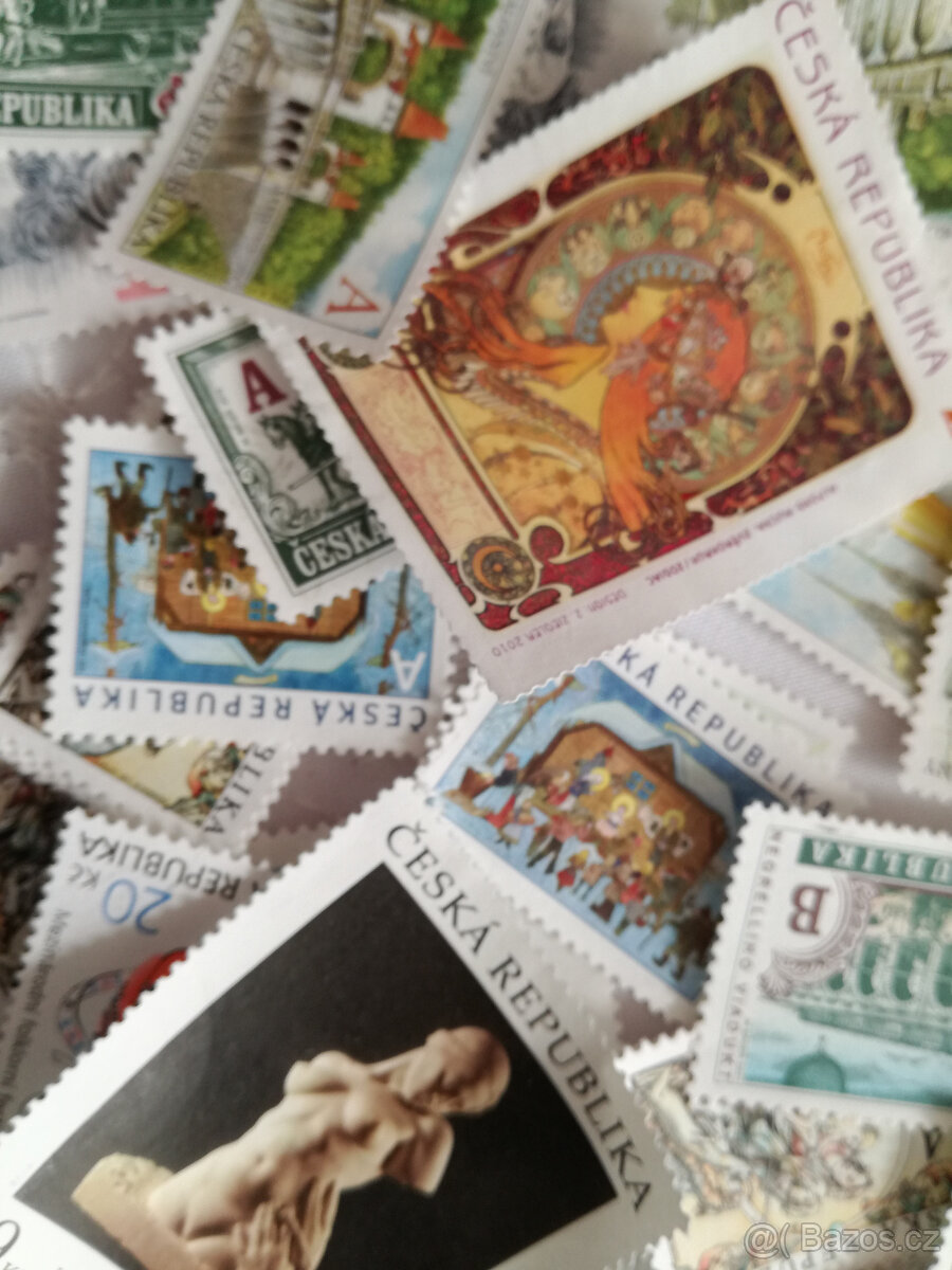 čiste znamky na frankovanie za 50%