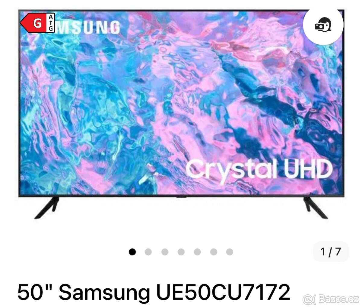 50" Samsung UE50CU7172