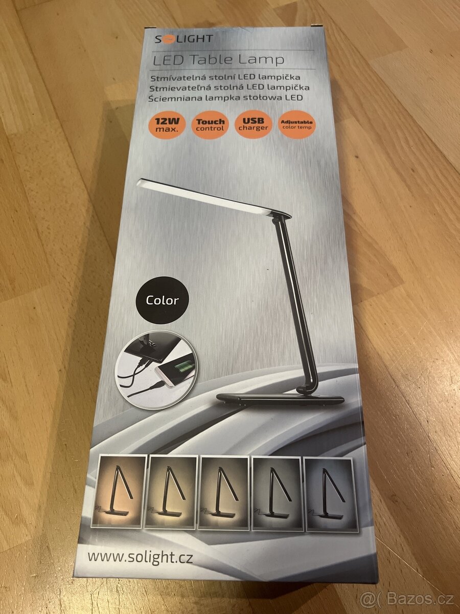Lampa stolní SOLIGHT WO37-B nová