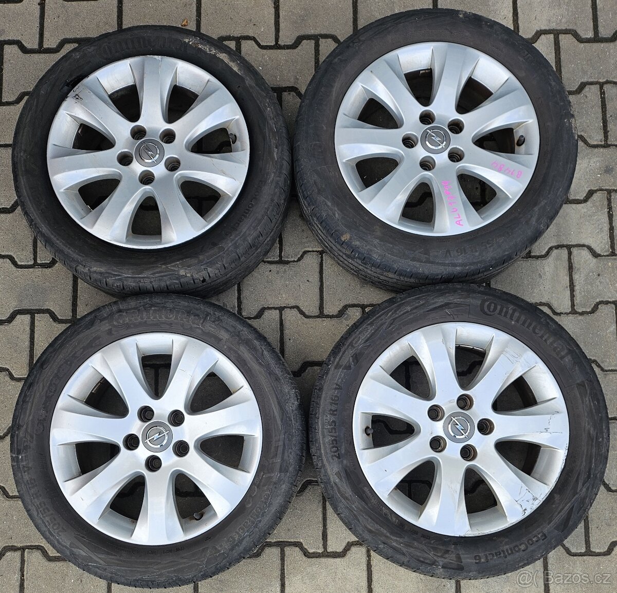 Prodám ALU kola Opel č. 1719