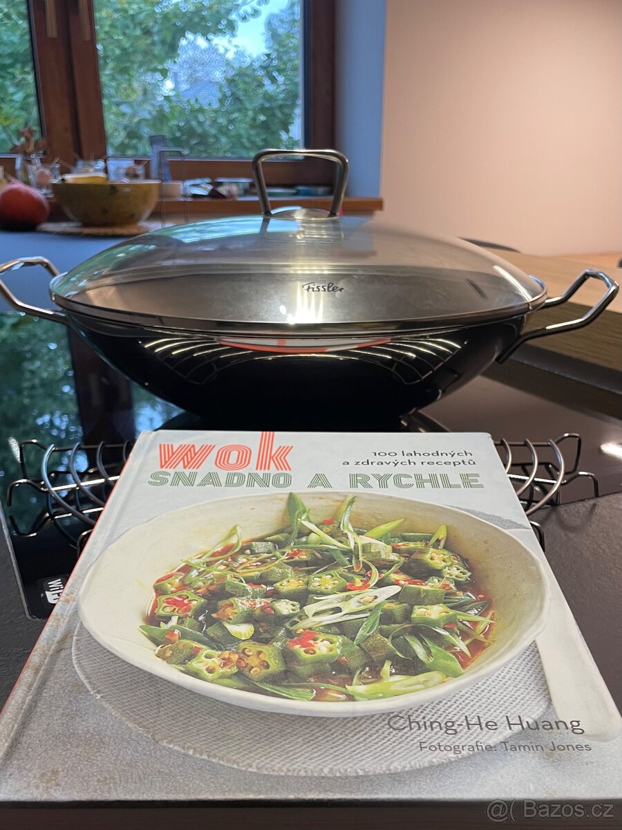 Nová pánev WOK Fissler 36cm + kuchařka