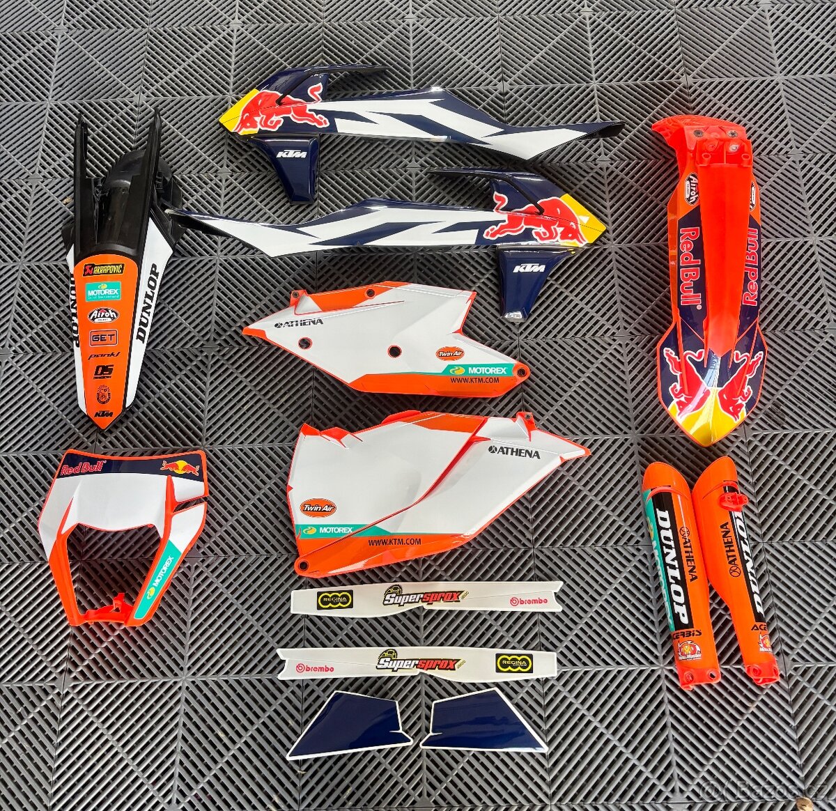 Motokrosové plasty na Ktm