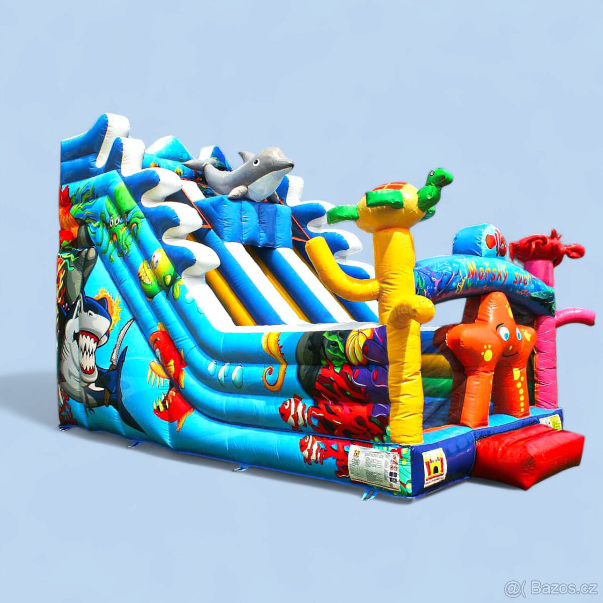 Nafukovací dvojskluzavka