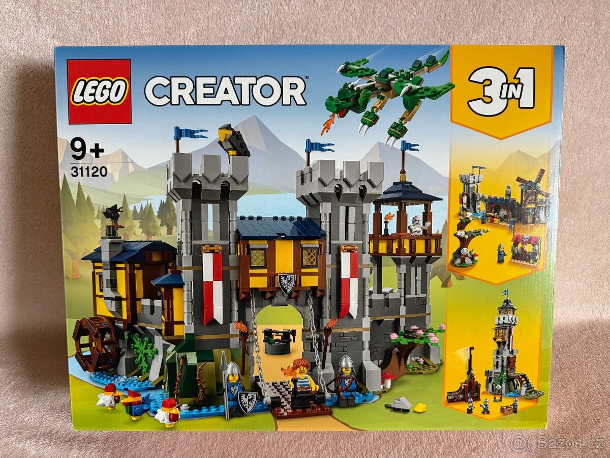 Nové LEGO Creator 31120 Středověký hrad