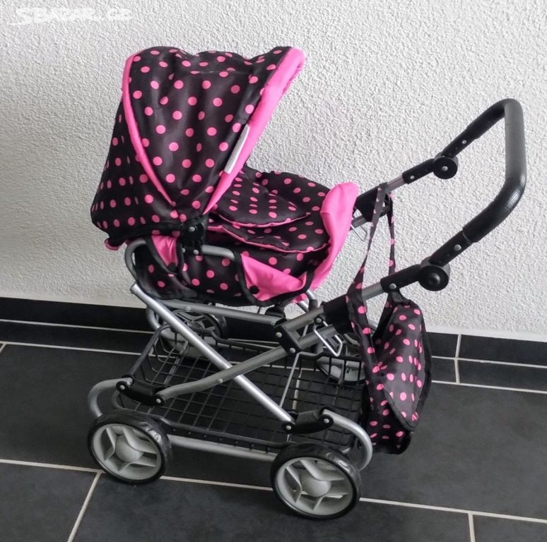 Dětský kočárek pro panenky 4+