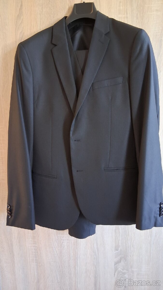 Pánský černý oblek CELIOCLUB