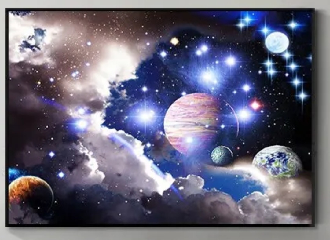 5D diamantove malování, vesmír