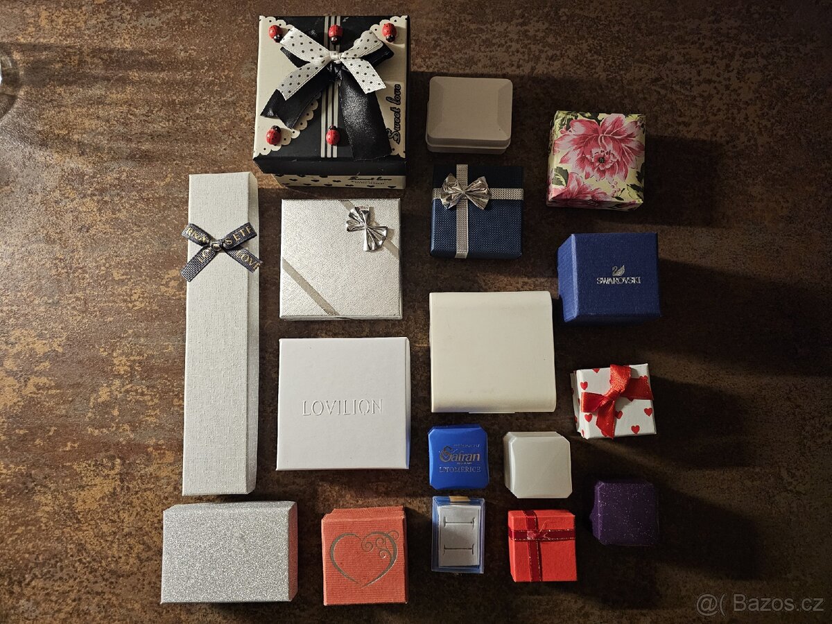 Dárkové krabičky na šperky