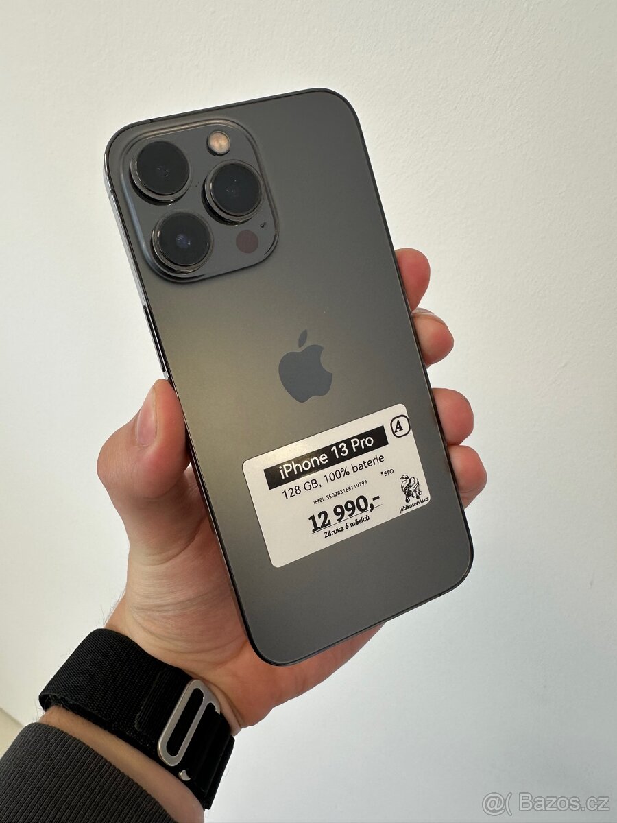iPhone 13 Pro - 128GB - A - 100% BAT - 6M ZÁRUKA