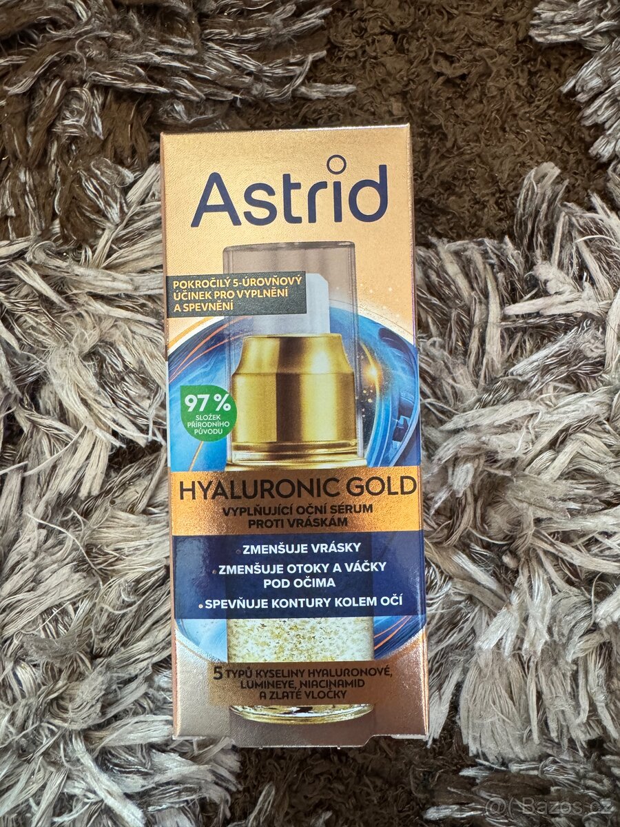 Vyplňující oční sérum proti vráskám Hyaluronic Gold 15 ml