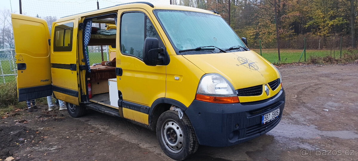 Renault Master 2.5dci 5mist,nezavisle topeni,luzkova uprava