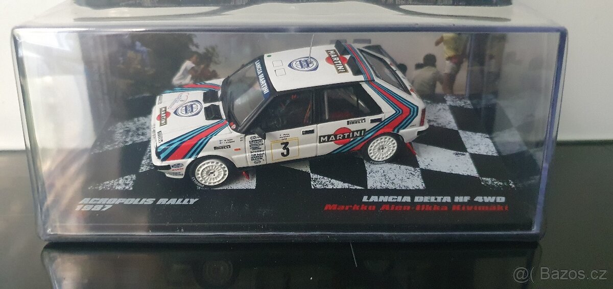 PRODÁM - Lancia Delta HF 4WD Rally Acropolis 1987 1:43 DeA