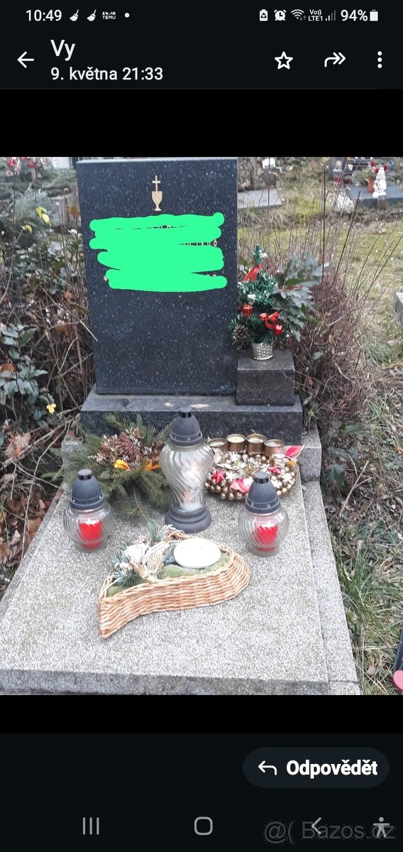 Prodám urnový hrob