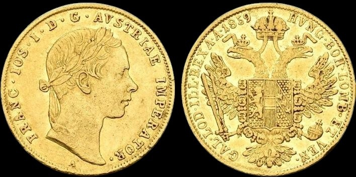 FJI.- dukát 1859 A