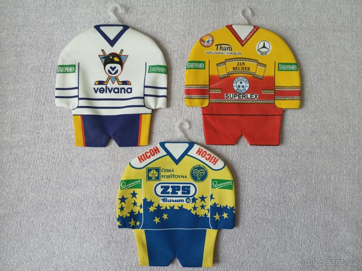 Hokejový mini dres AC ZPS Zlín, Kladno, Karlovy Vary