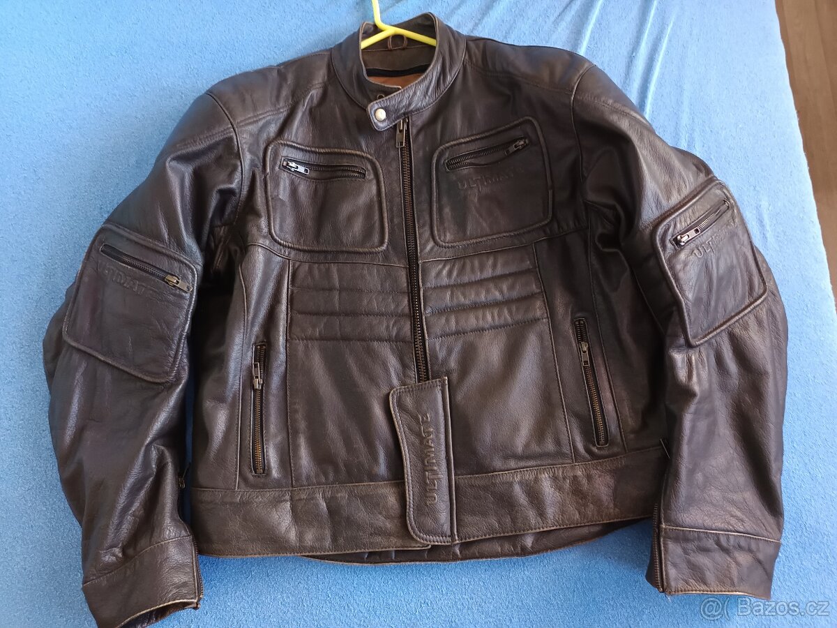 kožená bunda 4xl, vel. 60