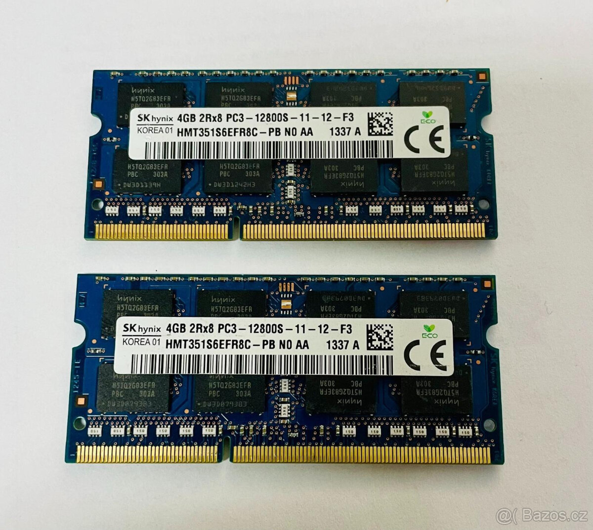 SO-DIMM RAM 2x4GB DDR3 pro notebook