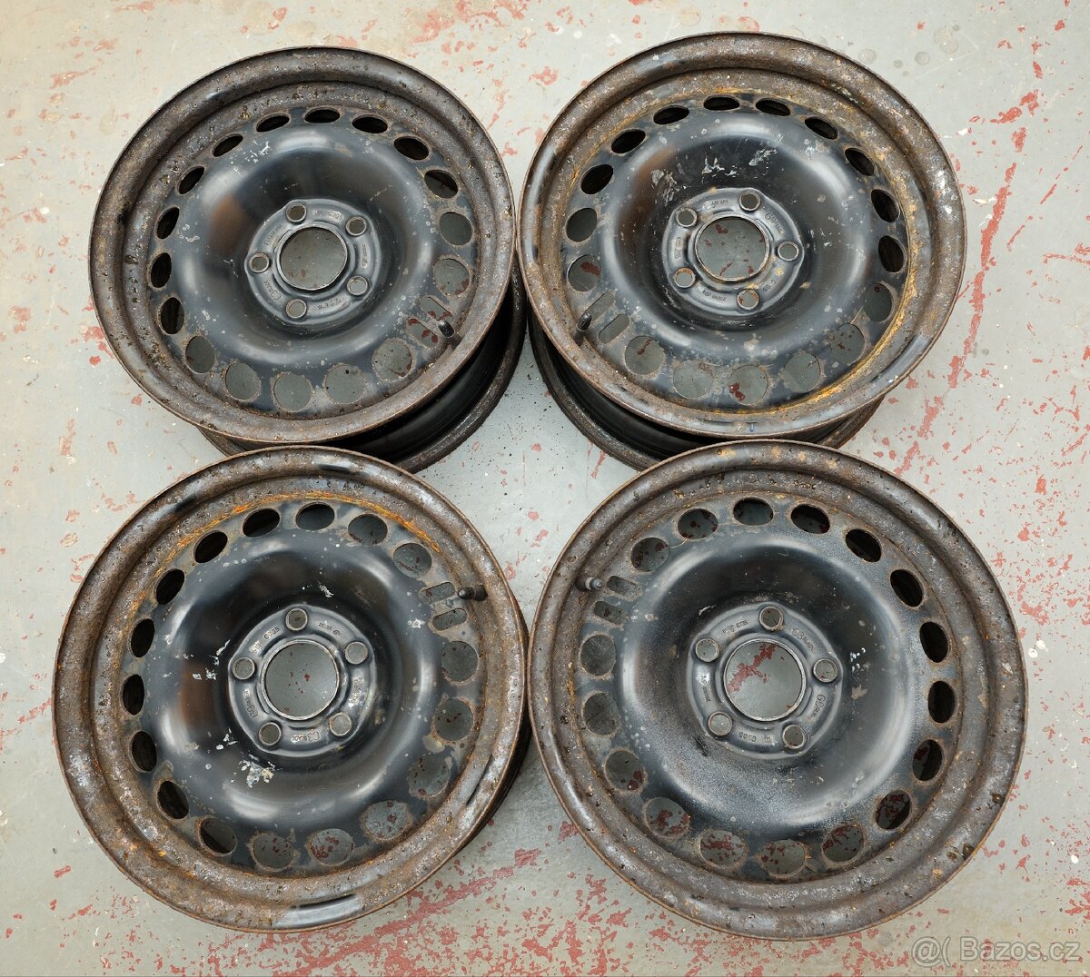 Plechové disky 5x110 6,5JxR15 ET35 Opel