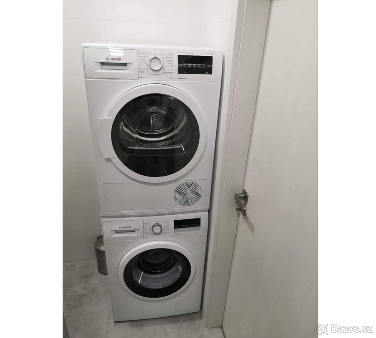 Bosch pračka a sušička, serie 6 / pračka 8kg + sušička 8kg