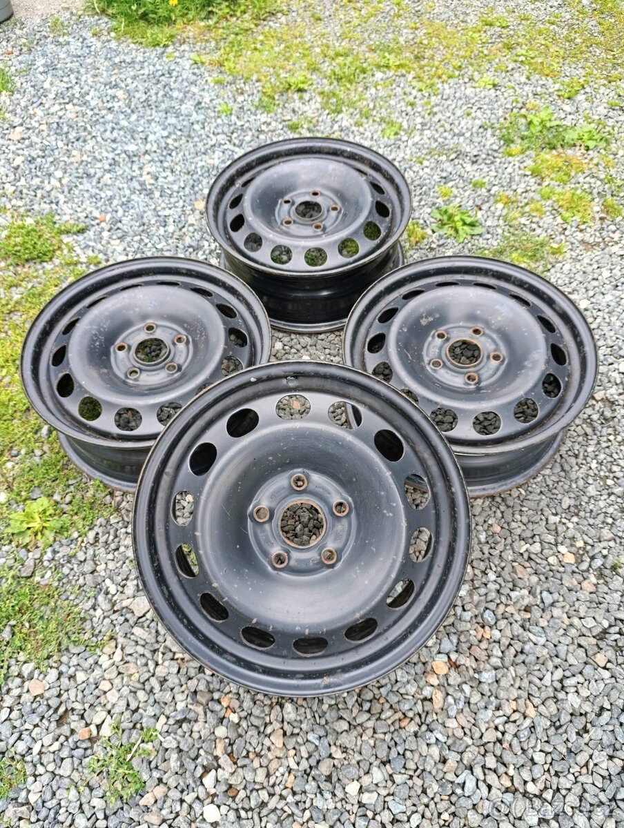 Plechové disky R16 Škoda, VW, Audi, Seat