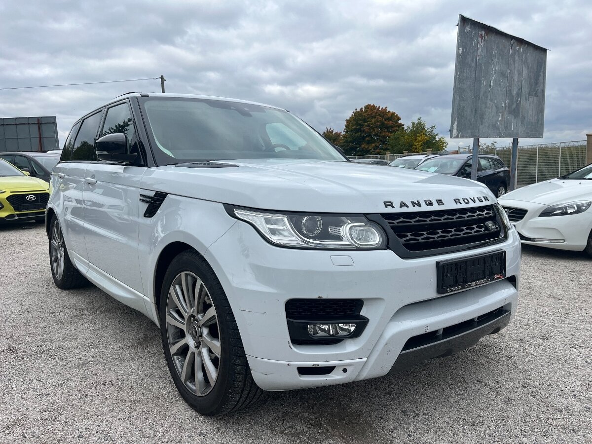 Range Rover Sport 3.0SD V6 190kw HSE, původ ČR