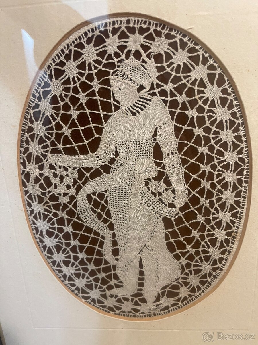 Prodám háčkovaný obraz