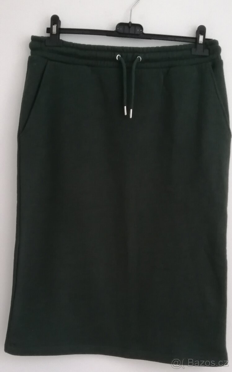 tepláková midi sukně, vel. S-M, zn.Lindex,nová