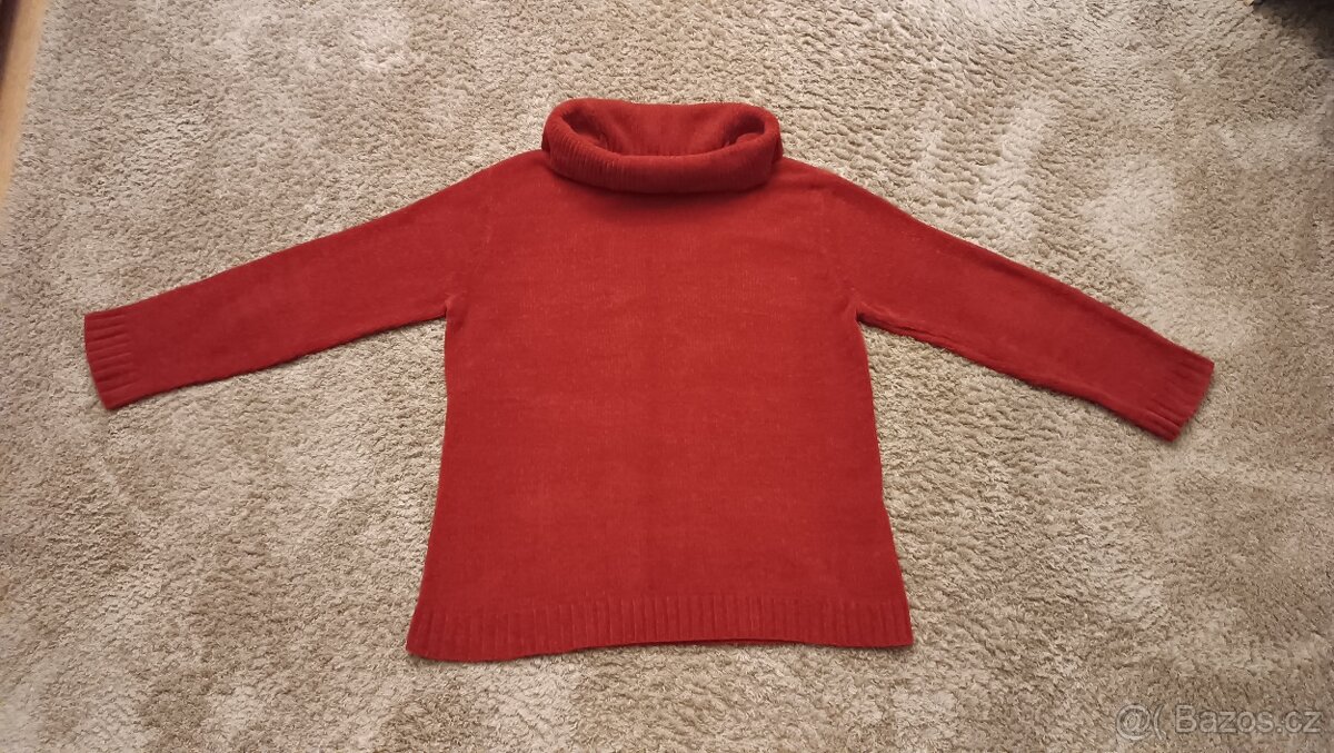 DÁMSKÝ ŽINYLKOVÝ SVETR, ROLÁK