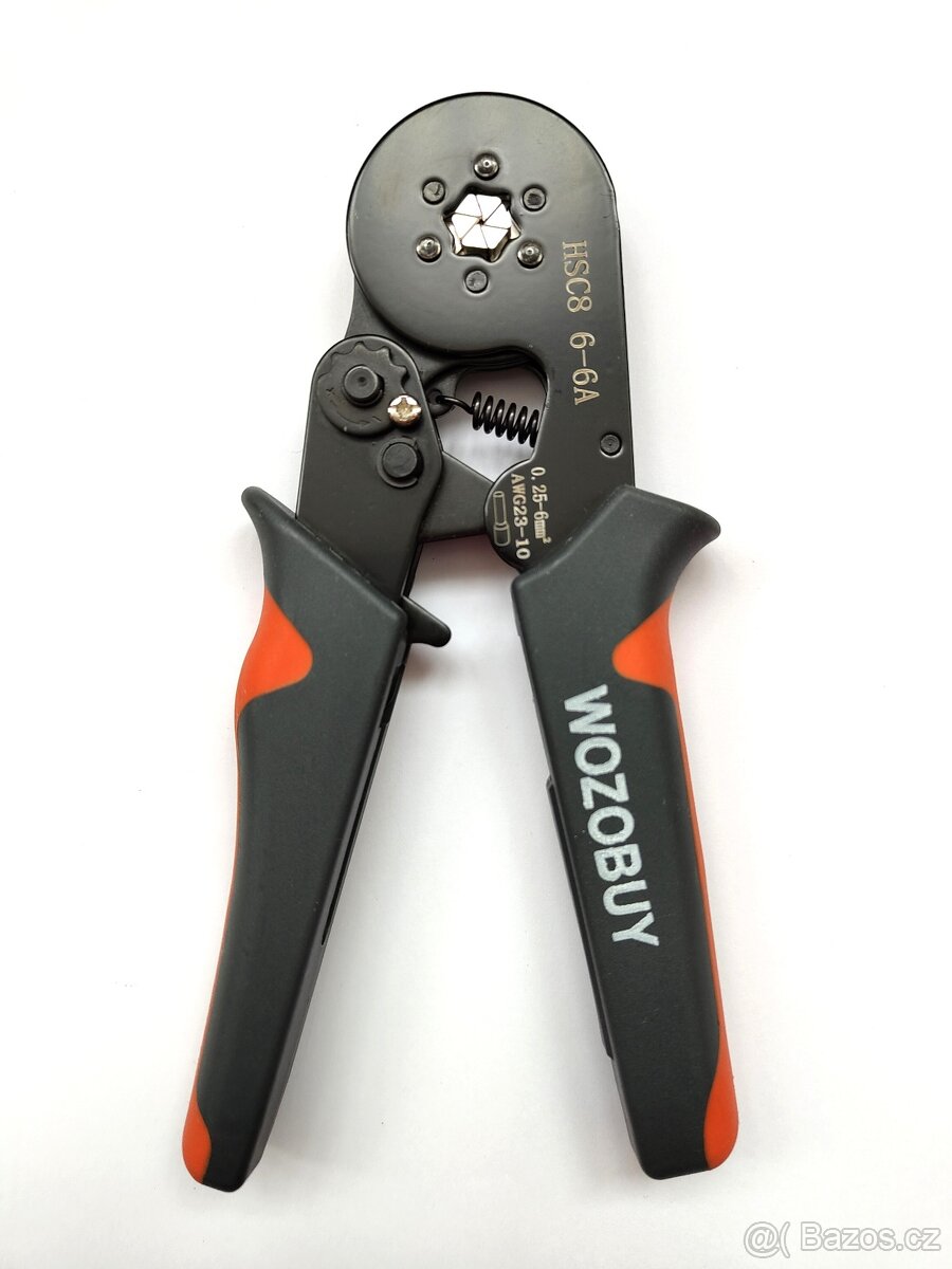 Krimpovací kleště šestihranné. HSC8-6-6A ráčnové šestihrann