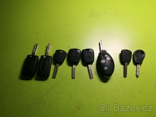 Kódové klíče k Peugeot a Citroen,Alfa Romeo 159 a Brara