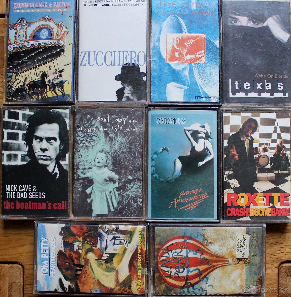 Kazety (MC) z 80. - 90. let.