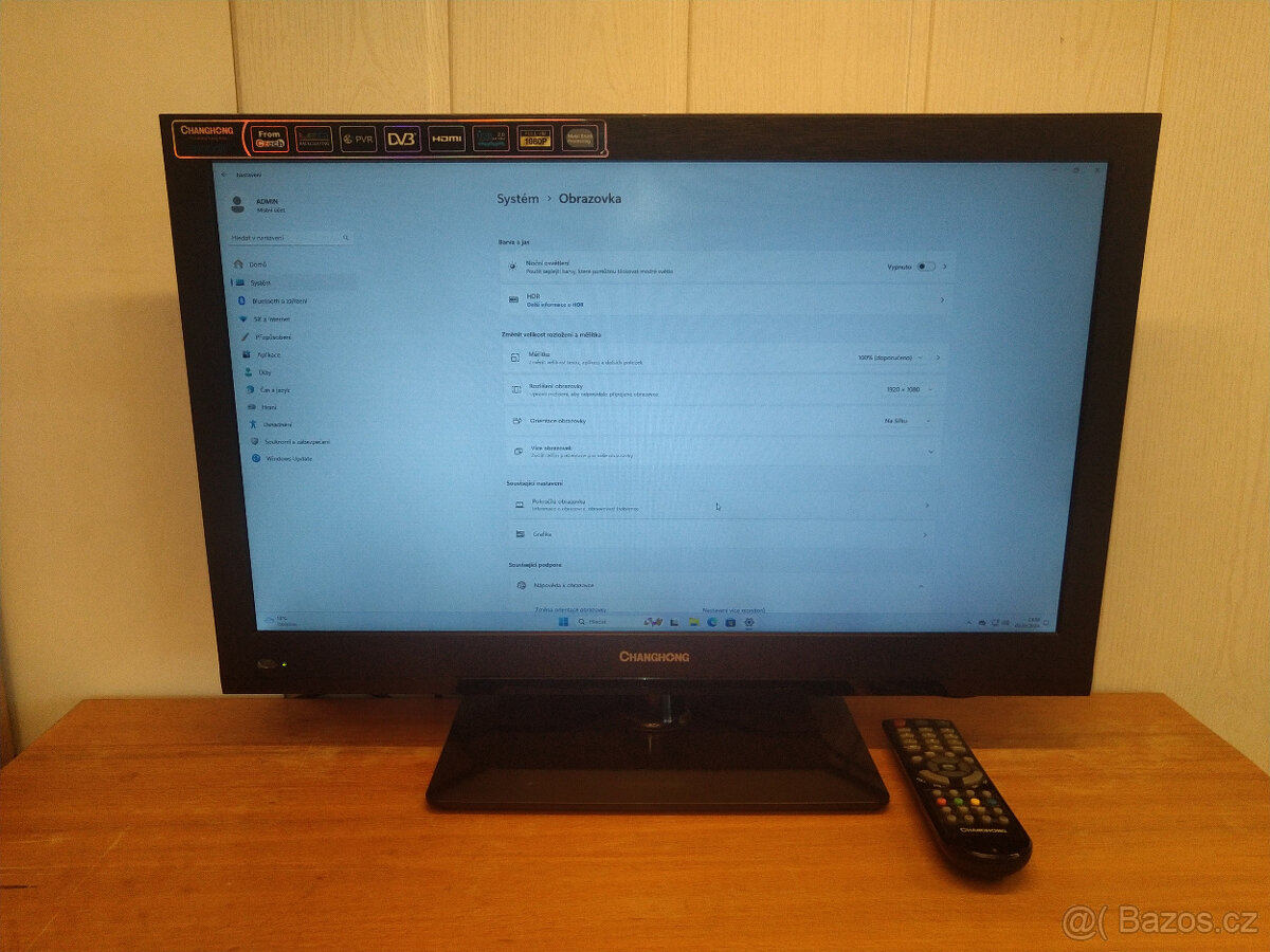 LCD#50 TV 24" Changhong EF24F868SD
