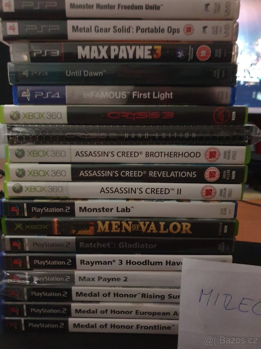 Predám, vymením hry pre Xbox, Playstation