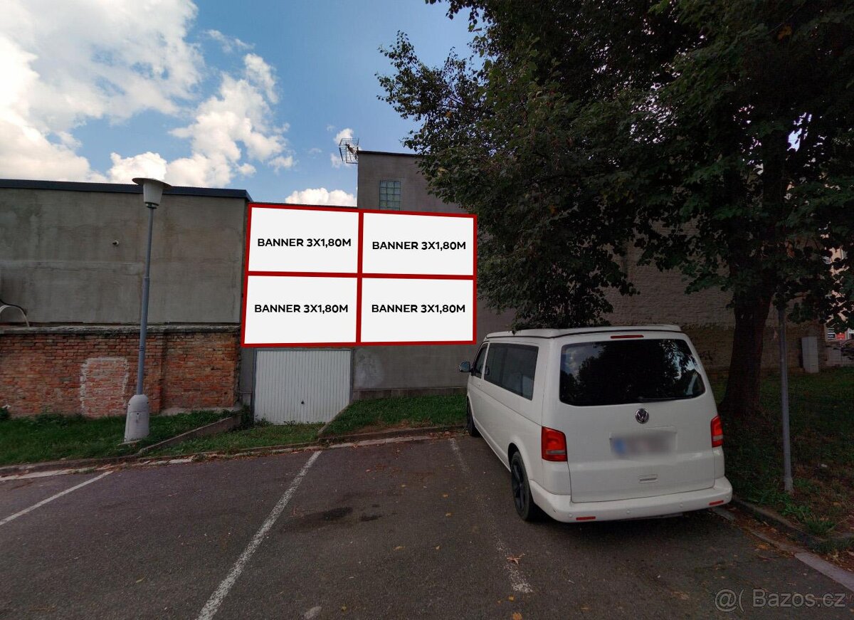 Pronájem reklamní plochy v Brně - Bystrci, ul. Živného