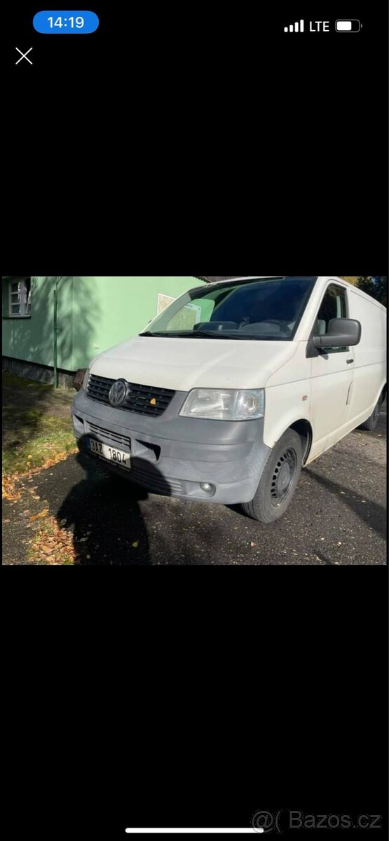 Volkswagen T5 Chlaďák t5 96kw 2,5 TDI