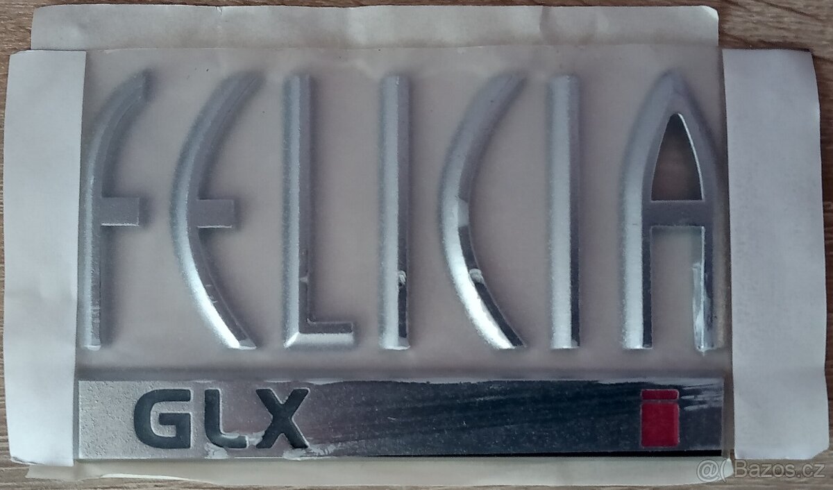 ORIGINÁLNÍ NÁPIS ŠKODA FELICIA GLX i