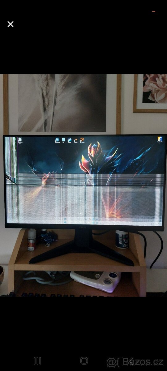 Monitor MSI G255F - na náhradní díly