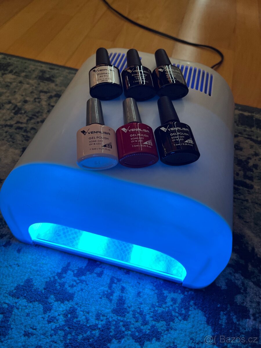 UV lampa + gel laky