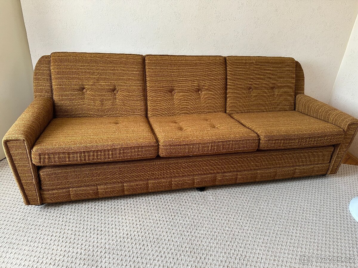 Retro pohovka 3+1+1 Jitona Třebíč