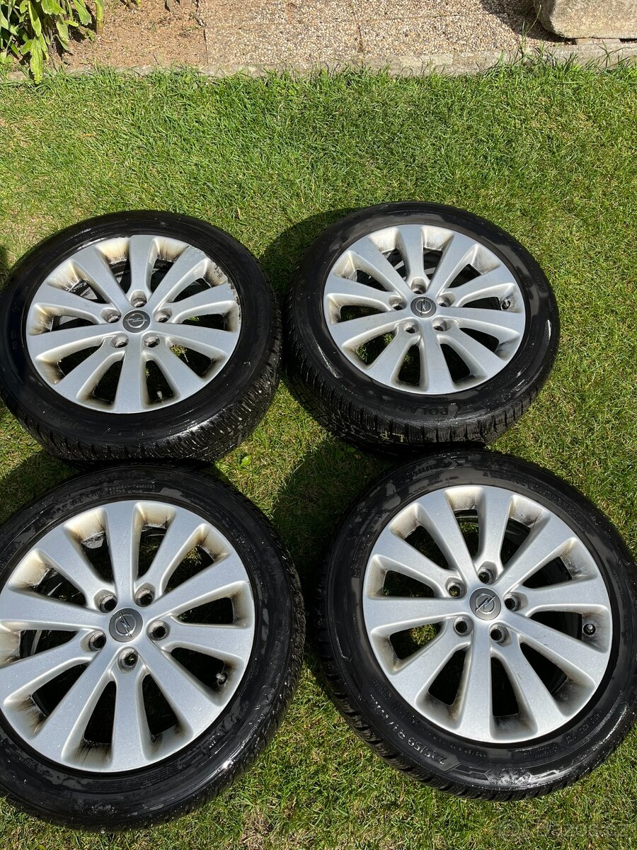 225/50 R17 alu kola Opel Zafira