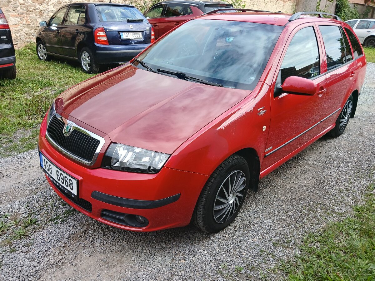 Škoda Fabia kombi 1.2 12V rv 2006 klima LPG