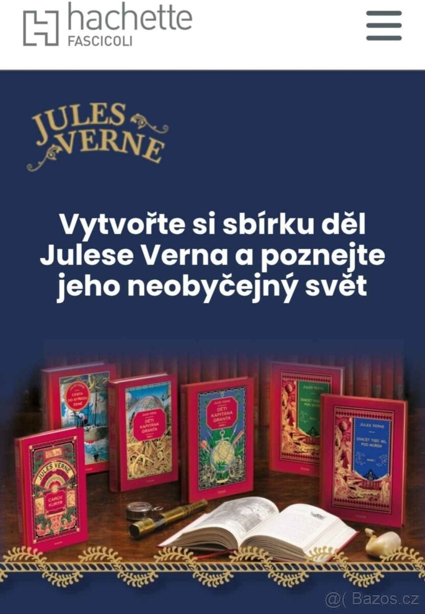 Julius Věrně - 77 knih, celá kolekce, od Hachette