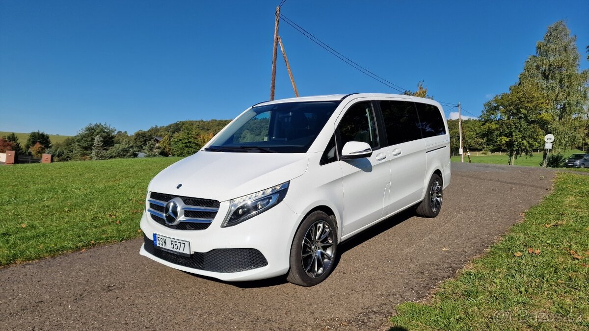 Mercedes-Benz V-Class 300d, 176 kW, ČR původ, DPH, 12.2019