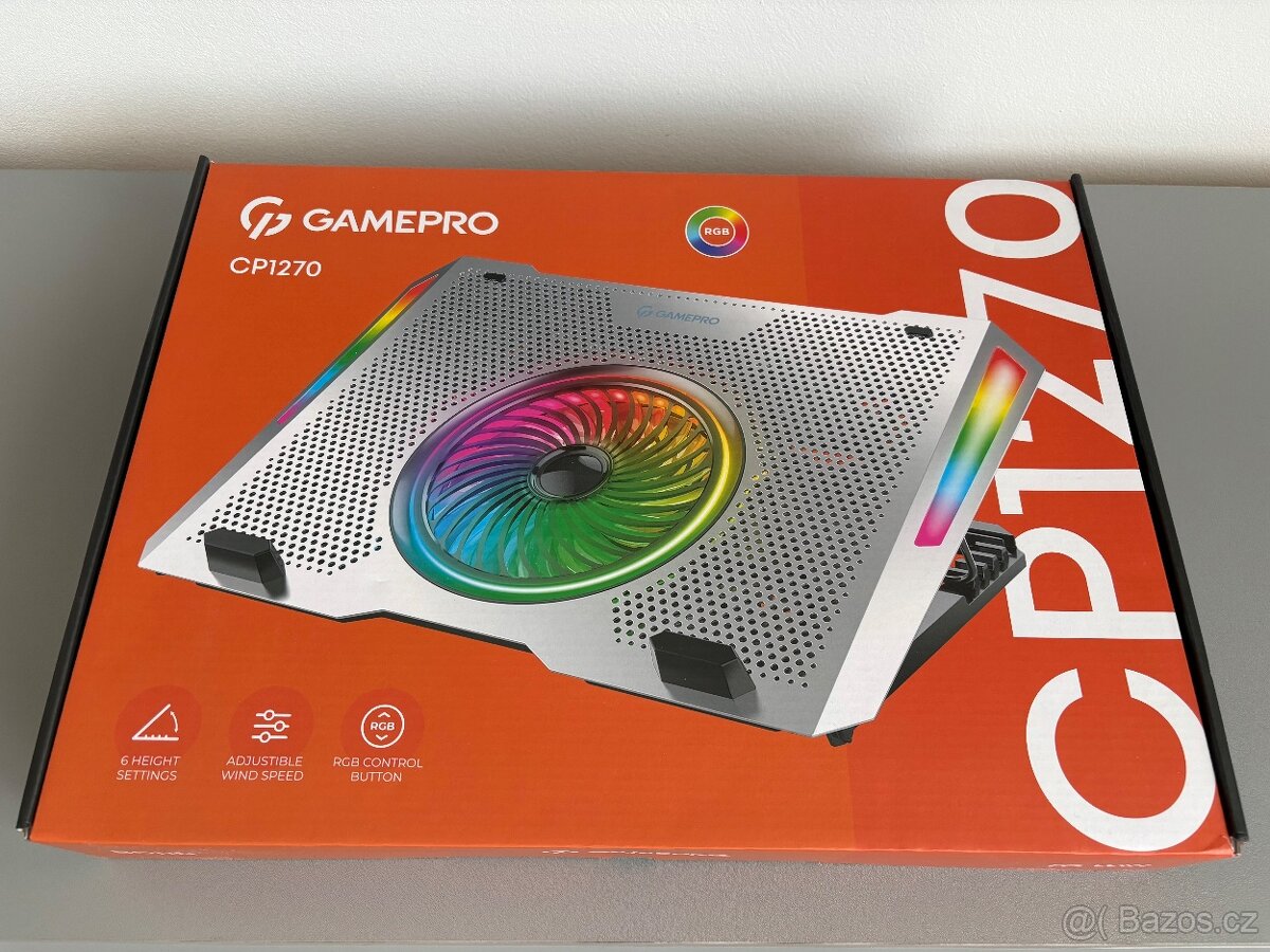 Chladicí podložka pod notebook GamePro CP1270 s LED podsvíce