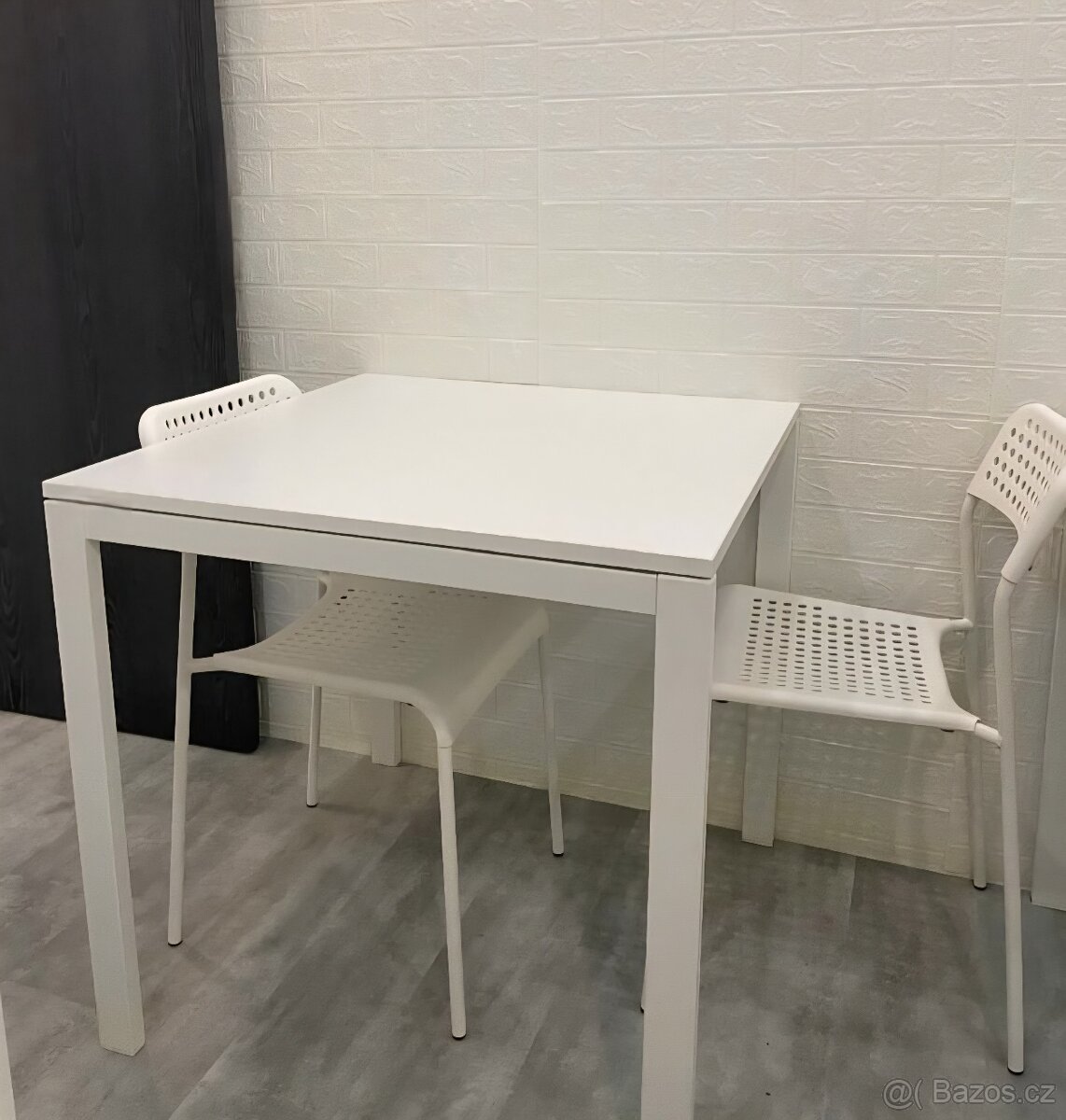 Stůl a 2 židle Ikea bílé