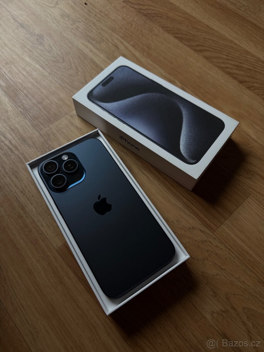 Apple iPhone 15 Pro Max 256GB modrý
