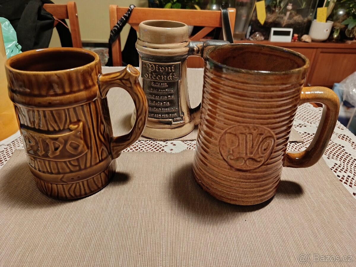 Prodám tři pivni korbely