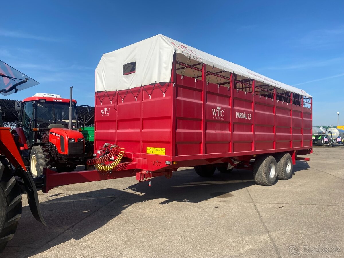 Traktorový přepravník zvířat Pardál 7,5 ihned k odběru