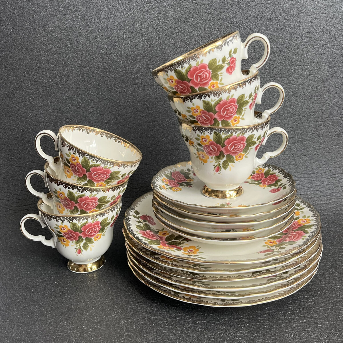 6x snídaňová sada, servis Ivory, Winterling