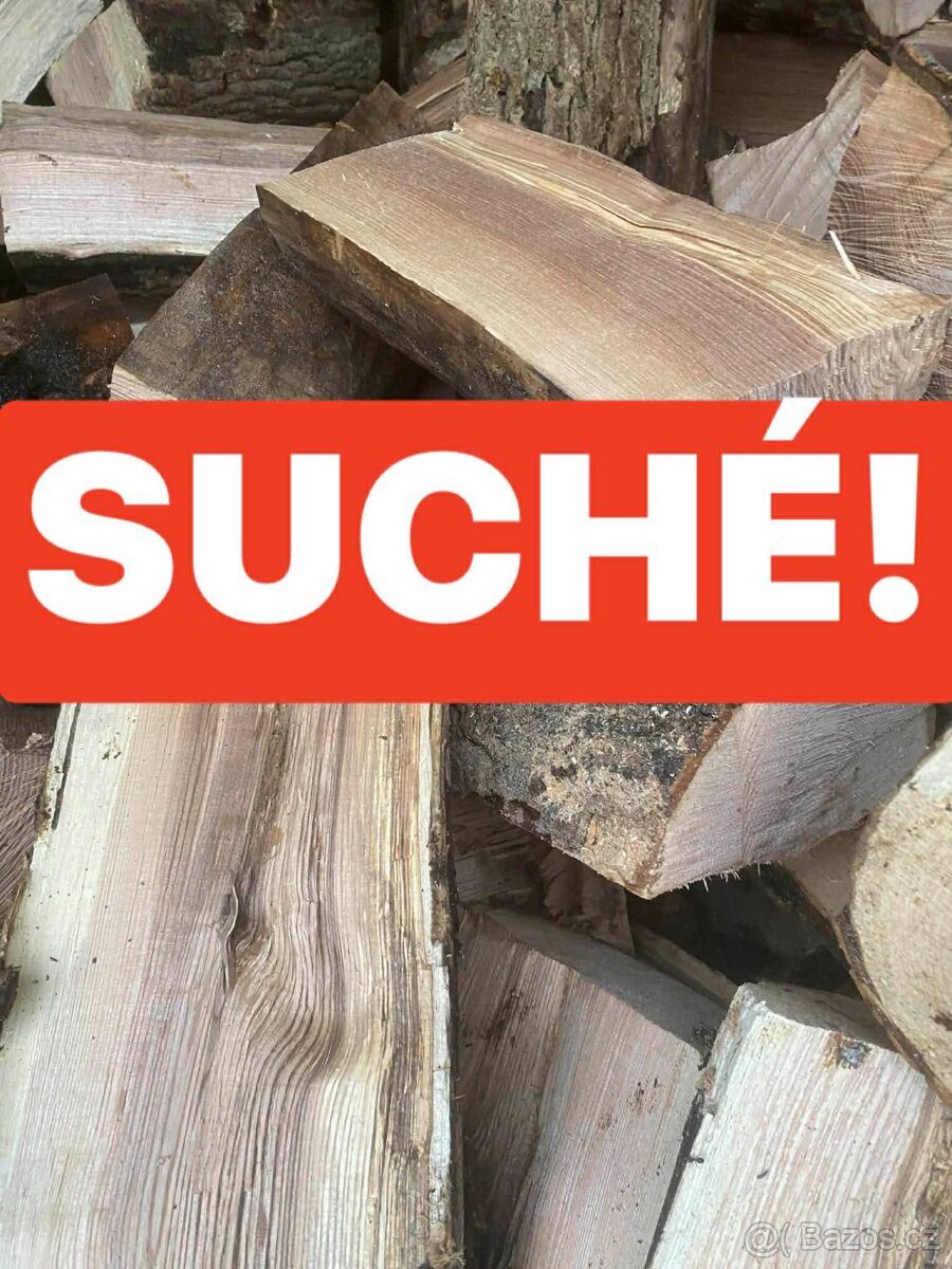 Palivové dřevo suché do vyprodání